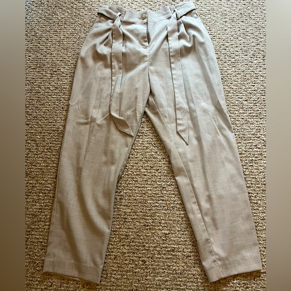Loft ankle linen pant